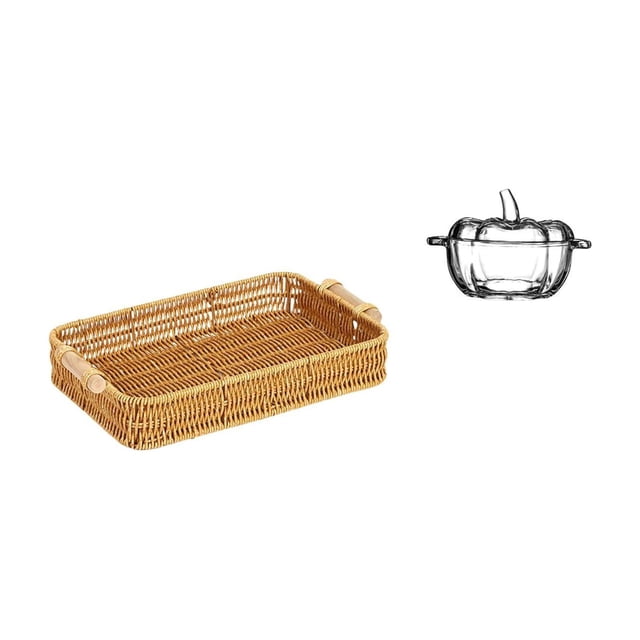Elegante Cesta De Frutas Y Aperitivos De Escritorio Con Tapa De Calabaza De Cristal, Plato Versátil Para Pan Y Plato Transparente Para Dulces, Tarro Para Galletas Para Servir.