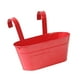 thumbnail image 3 of Maceta colgante de hierro con ganchos de metal desmontables para oficina, exterior, interior, cerca, dormitorio Rojo, 3 of 9