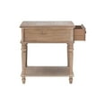 thumbnail image 5 of Linon Mavis Side Table with Drawer and Shelf in Rustic Natural Brown Wood, 5 of 12