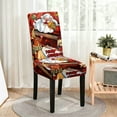 thumbnail image 6 of Bpyeka Christmas Chair Cover 1 Piece Christmas Dining Table Chair Protector Elastic Chair Cover Washable Suitable for Restaurant Hotel Party Wedding,Holiday Products,Fall Decor, 6 of 6