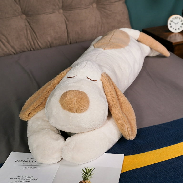 hirigin Stuffed Animal Throw Plush Pillow Doll Soft Fluffy Puppy