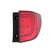Replacement Eagle Eyes HD668-B000R Passenger Side Tail Light For 16-17 Pilot