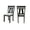 Charcoal Wheat Wood Transitional, variant on LHSHID Cottage Style Dining Side Chair 2pc Set Upholstered Seat Chalk Gray Dining Room Wooden Furniture Transitional Design