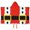 Red Christmas Santa, variant on White Christmas Tree Pattern Hooded Bath Towel，50"x30" for Ages 3 To 12 Kids, Quick Dry Lightweight Soft Microfiber Hood Beach Towel Cover Up for Kids