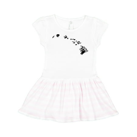 

Inktastic Hawaii Silhouette Mandala Gift Toddler Girl Dress