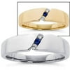 Personalized Family Jewelry Men's Birthstone Ring 1-4 Stones available in Sterling Silver, 10kt and 14kt Yellow and White Gold