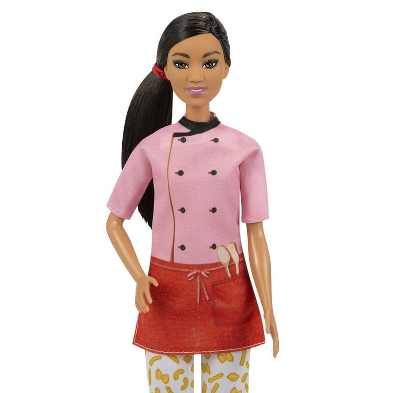 Barbie Pasta Chef Doll with Movable Sets Pot Pasta Accessories Walmart