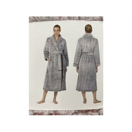 NEW Anne Klein Long Sleeve Plush Wrap Robe FAST SHIPPING!