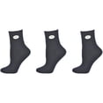 thumbnail image 4 of Sierra Socks Pima Cotton Turn Cuff School Socks for Girls, Crew Seamless Fit, 3-Pack, 4 of 9