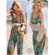 thumbnail image 3 of Mono casual Ekouaer para mujer, casual, sin mangas, estilo bohemio, estampado floral, 3 of 6