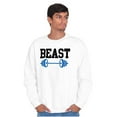 thumbnail image 6 of Couples Matching Set Cute Workout Men's Crewneck Sweatshirt Brisco Brands L, 6 of 7