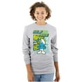 thumbnail image 3 of The Smurfs Cool Kanji Self Made Unisex Plus Size Long Sleeve Tee Shirt Brisco Brands 2X, 3 of 5