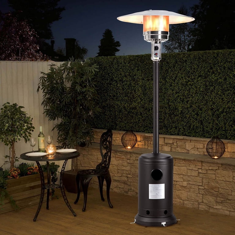 Outdoor Heater Propane LP Gas 41,000BTU Steel Power Coated ETL  Certification,Mocha - Walmart.com