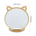 thumbnail image 2 of OUNONA Vanity Mirror For Bathroom Wood Khaki 1Pack Easy To Maintain For Home Decor, 2 of 6