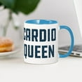 thumbnail image 3 of CafePress - Cardio Queen Pattern - 11 oz Ceramic Mug - Novelty Coffee Tea Cup, 3 of 4
