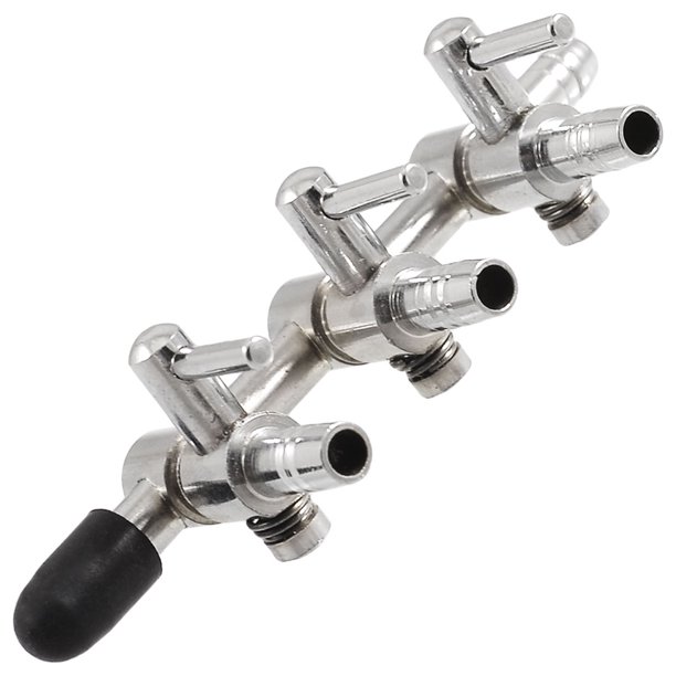 Unique BargainsSilver Tone Metal Water Air Flow Control Valve for