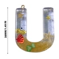 thumbnail image 3 of Ganfancp Colgante de Letra Inglesa 26 Colgante de Bolso de Alta Gama Accesorios Diy Colgante Decorativo de Letra Navideña Del Océano Ofertas Del Día 1 X Colgante Letra, 3 of 6