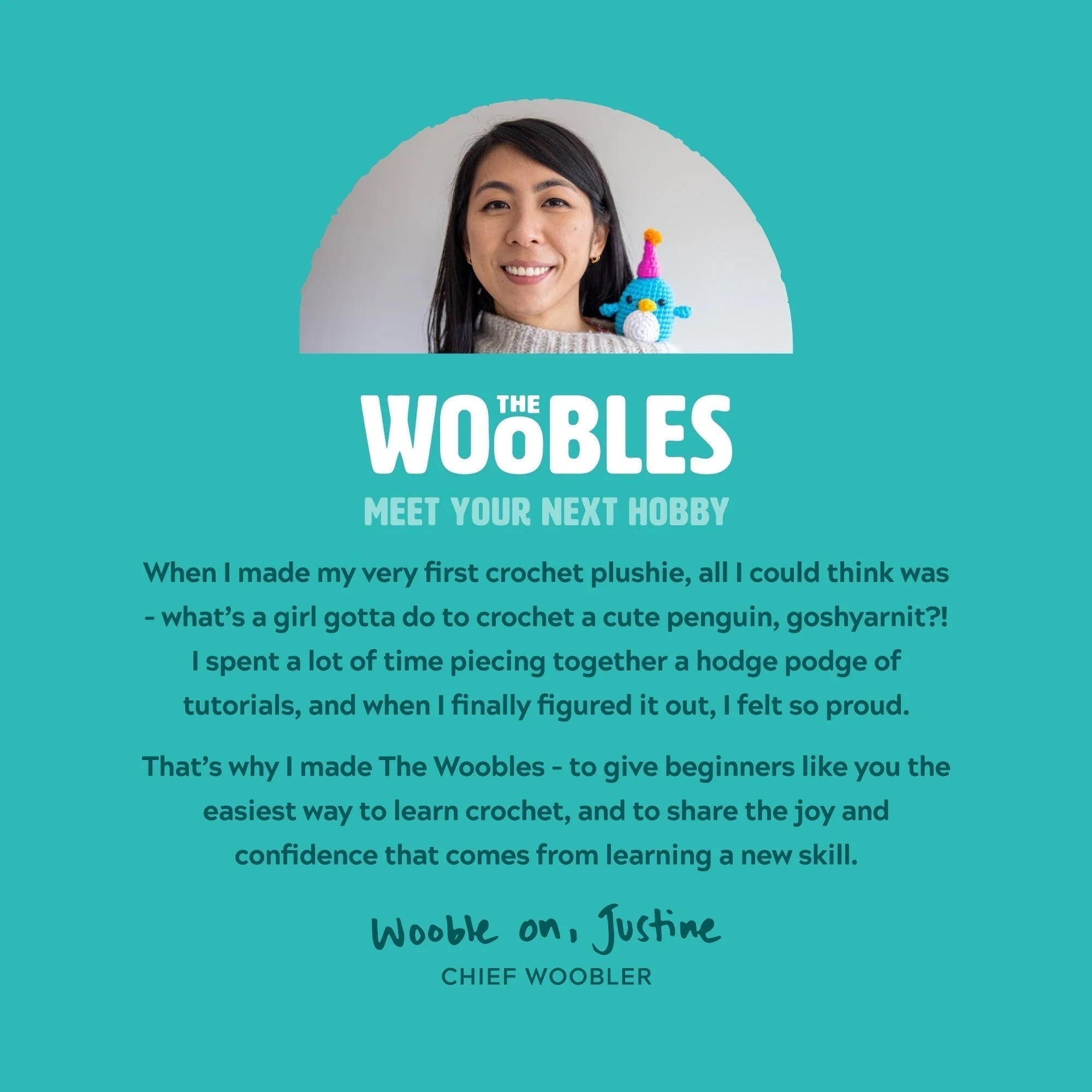 The Woobles Beginner Crochet Amigurumi Kit – Nyx The Spider, Learn to Crochet Halloween Craft Kit for Adults and Kids