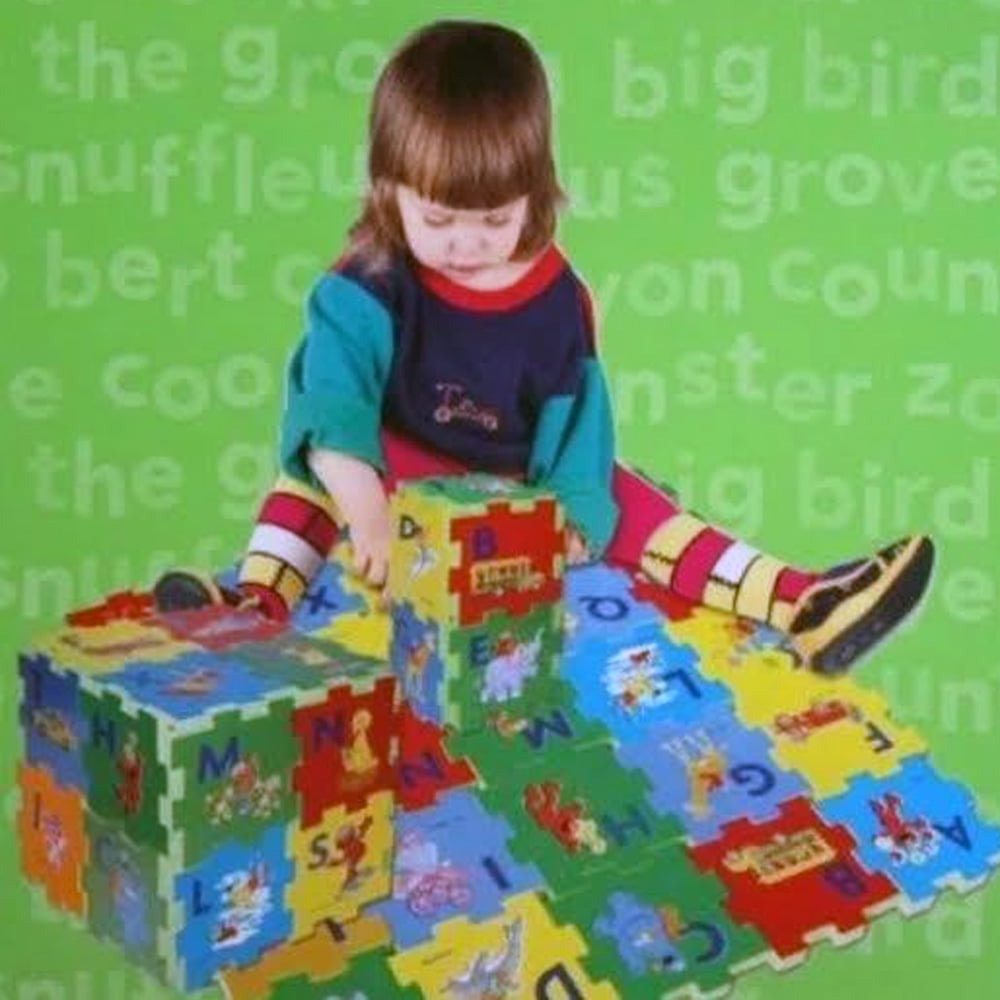 sesame street alphabet foam floor puzzle