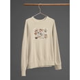 thumbnail image 3 of Ocean Shells Sweatshirt Women -Grace Popp Designs, Female 3X-Large, 3 of 4