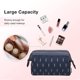 thumbnail image 3 of Bolsa de maquillaje, elegante y espaciosa bolsa de cosméticos para bolso, bolsa de viaje, bolsa de artículos de tocador resistente al agua, estilo 1, 3 of 6