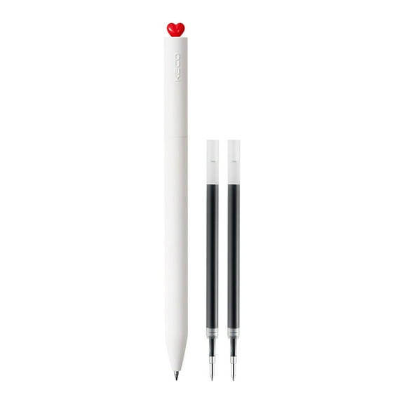 Rotating Love Gel Pen with Weighted Design - Stylish Writing Instrument for Journaling and Creative Projects (0.5mm Swivel Refill)