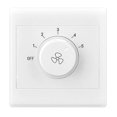 thumbnail image 1 of Controlador de ventilador de techo con montaje en superficie tipo 86, interruptores de control de ventilador de techo con 5 velocidades, 1 of 5