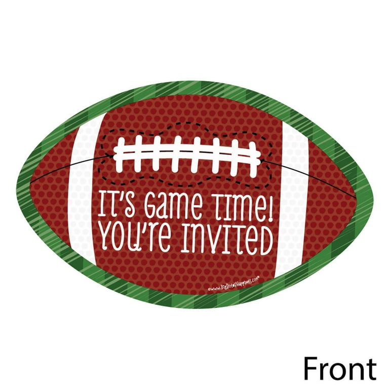Amazon.com: Big Dot of Happiness End Zone - Football
