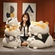 thumbnail image 2 of 30/70cm Cartoon Anime Simulation Dog Fat Husky Dog Plush Pillow Boyfriends Comfortable Shape Pillow Sleeping Sofa Pillow For Kidlight grey60cm Deng Xun unisex, 2 of 2