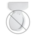 Kohler Brevia Elongated Toilet Seat, QuickRelease Hinges, Stain