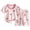 a62-Pink, variant on KPOPLK Summer Baby Toddler Girls Boys Unisex Lightweight Pjs Pajama Sleepwear 12m-5T Pajamas for Boys Fun Baseball Short Sleeves & Shorts 2-Piece PJs Set Kid Comfy Sleepwear Size 18-24 Months