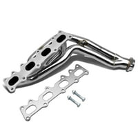 For 1997 to 2006 Mercedes Benz C220 C230 SLK230 4-2-1 Design Stainless Steel Exhaust Header - W202 W203 98 99 00 01 02 03 04 05
