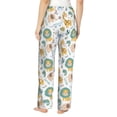 thumbnail image 3 of Daiia Scandinavian Africa Women's Sleep Pant with Pockets and Drawstring,Pajama Pants-Medium, 3 of 9
