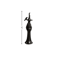 thumbnail image 3 of Halloween Decor Faceless Witch Statue with Crow on Hat, Black Resin Whimsigoth Halloween Witch Decor for Home Tabletop Shelf Figurine,10 Inch, 3 of 6