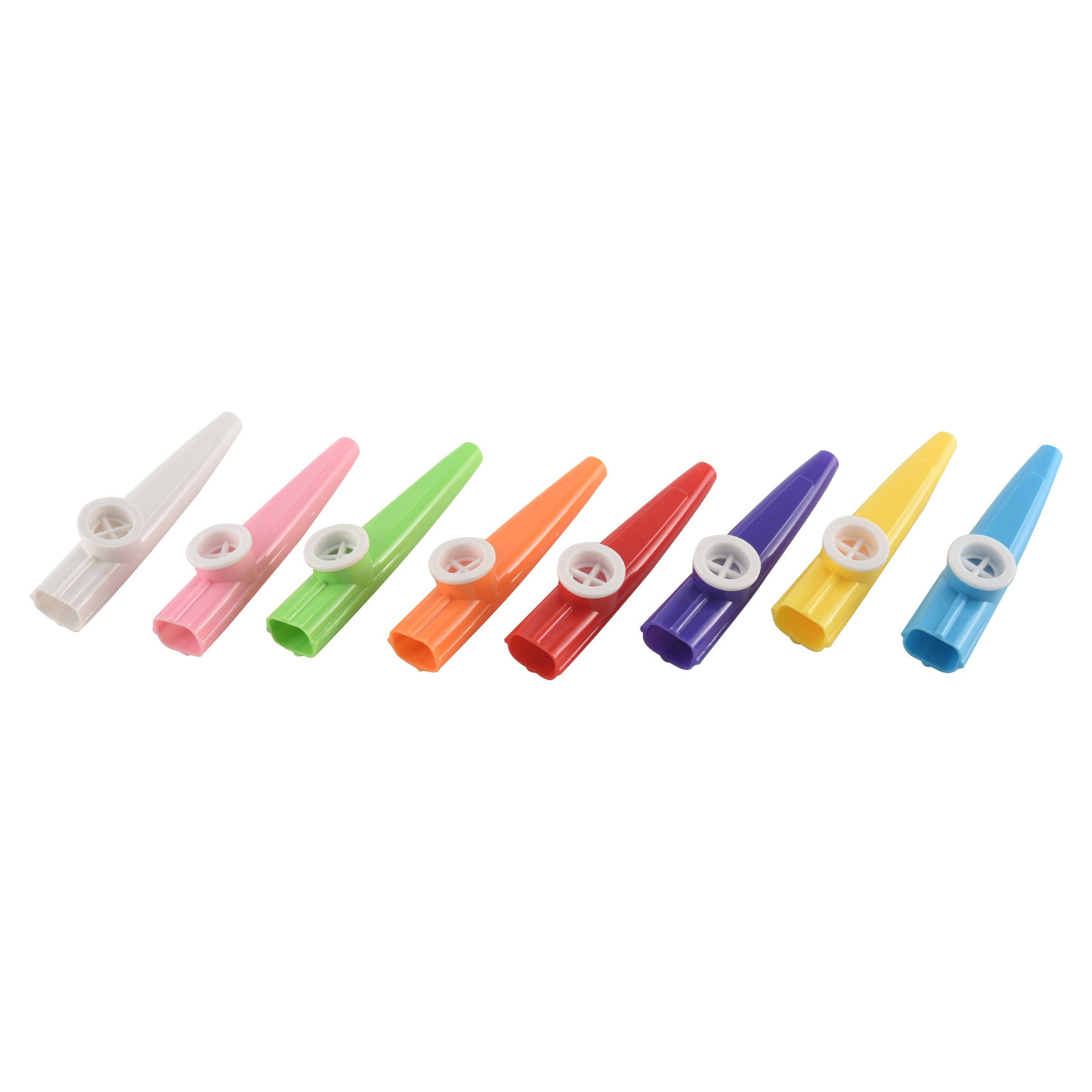 24 Pieces Plastic Kazoos 8 Colorful Musical Instrument, Good For