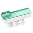 thumbnail image 3 of Taza de adsorción Cepillo de dientes Soporte para pasta de dientes Baño familiar Baño Sin perforaciones Soporte para cepillo de dientes para teléfono, Verde, 3 tazas seitruly HA2692-05B, 3 of 6