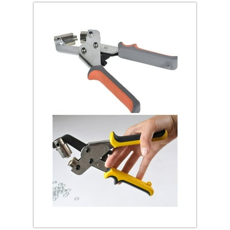 

Grommet Hole Punch Plier 0.43 with 500pcs Gold Grommets