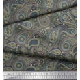 thumbnail image 2 of Soimoi Cotton Duck Fabric Floral & Paisley Print Fabric by The Yard 56 Inch Wide, 2 of 3