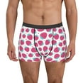 thumbnail image 2 of Bingfone Hand Drawn Strawberry Men's Underwear - Casual Stretch Boxer Briefs-Small, 2 of 7