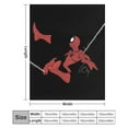thumbnail image 2 of Spider-Man Throw Blanket Cute Flannel Anime for Girls Boys Men Women, 2 of 7