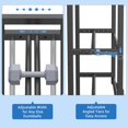 thumbnail image 3 of Soporte para mancuernas VOPEAK de 3 niveles, ajustable, capacidad de 400 libras, 3 of 9