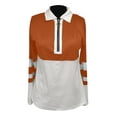 thumbnail image 4 of Hauts pour Femmes Chemises à Manches Longues Grande Taille Veste Imprimée Décontractée Fermeture Éclair Mode Automne avec Col Vêtements d'Automne pour Femmes T-Shirts Blouses, 4 of 5