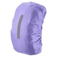 thumbnail image 1 of Unique Bargains 65-75L Waterproof Backpack Rain Cover with Vertical Reflective Strap, XL, Purple, 1 of 5
