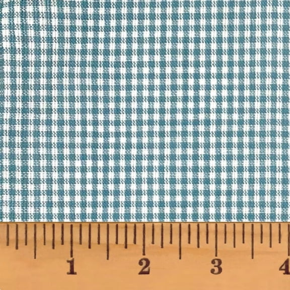 Mercy Blue 2 Plaid Homespun Cotton Fabric Sold by the Yard - by JCS
