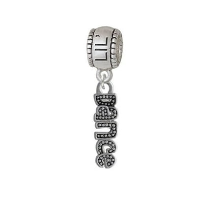 Beaded ''Dance'' - Lil Sister Charm Bead
