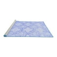 thumbnail image 2 of Ahgly Company Machine Washable Indoor Rectangle Abstract Blue Contemporary Area Rugs, 8' x 10', 2 of 4