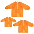 thumbnail image 4 of Art Smocks Delantales de Pintura para Niños de Manga Larga para Niños de 100-120 Cm, Hechos de Tela de Poliéster, Fáciles de Limpiar Y Secar, Resisten naranja Macarena Batas de arte para niños, 4 of 8