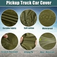 thumbnail image 5 of Unique Bargains Car Cover for Jeep Wrangler JK 2 Door 2007-2017 JL 2 Door 2018-2021 Outdoor Waterproof Sun Protect Dark Green, 5 of 7