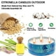 thumbnail image 4 of Velas de citronela Collabell Outdoor, 3 mecha, 240 horas de combustión, 4 of 9