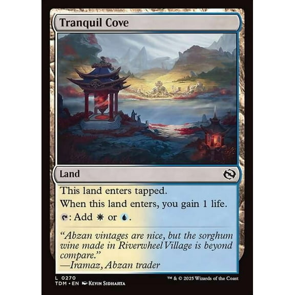 MtG Tarkir: Dragonstorm Common Tranquil Cove (FOIL) #270